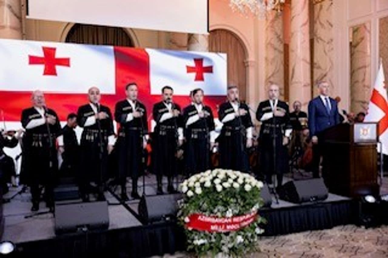 ქალაქ ბაქოში, საქართველოს საელჩოს სახელით საქართველოს დამოუკიდებლობის დღისადმი მიძღვნილი საზეიმო მიღება გაიმართა